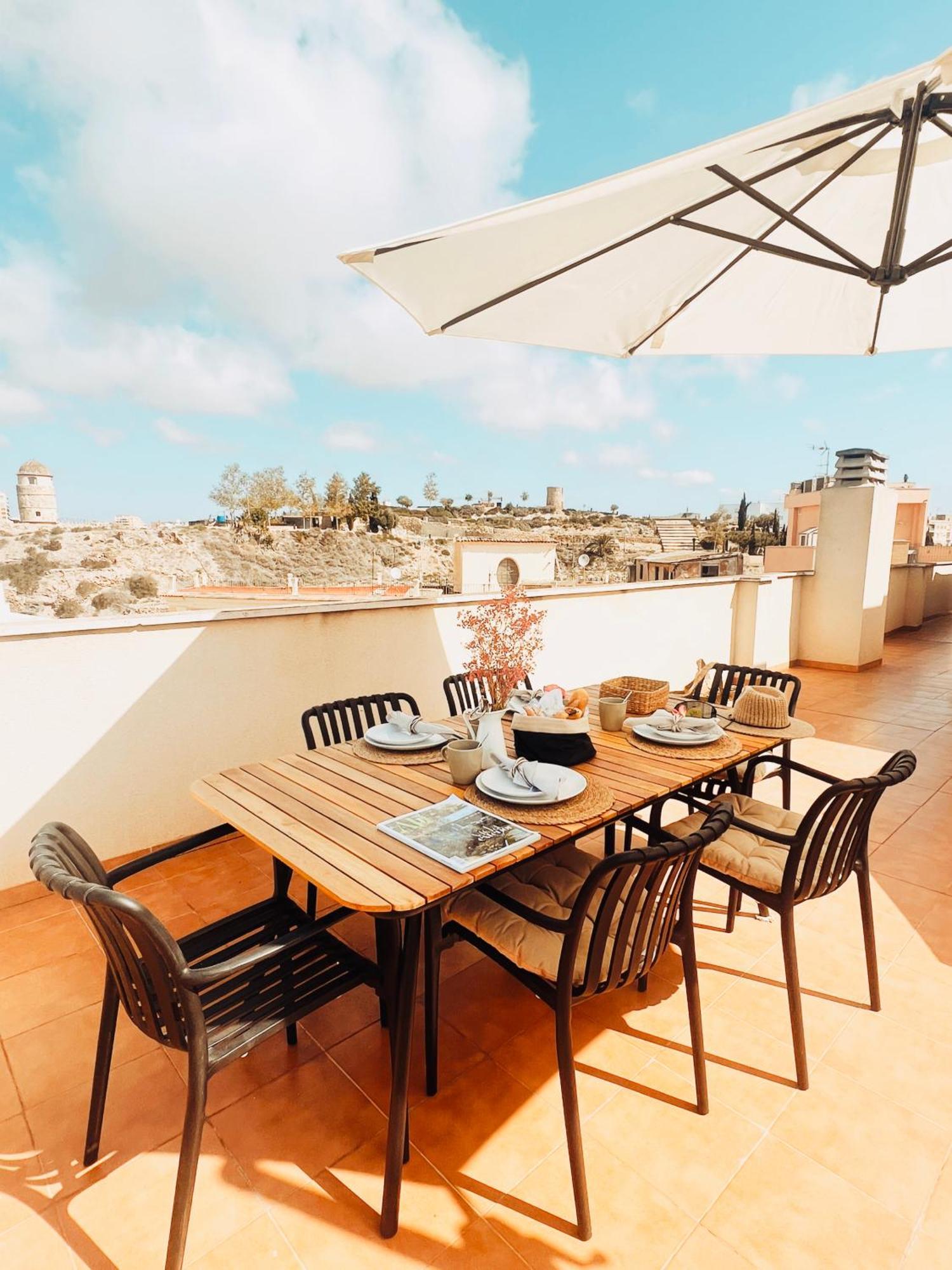 カルタヘナCasa Jara- With A Private Terrace 360 Views In Old Town - Free Parkingアパートメント エクステリア 写真