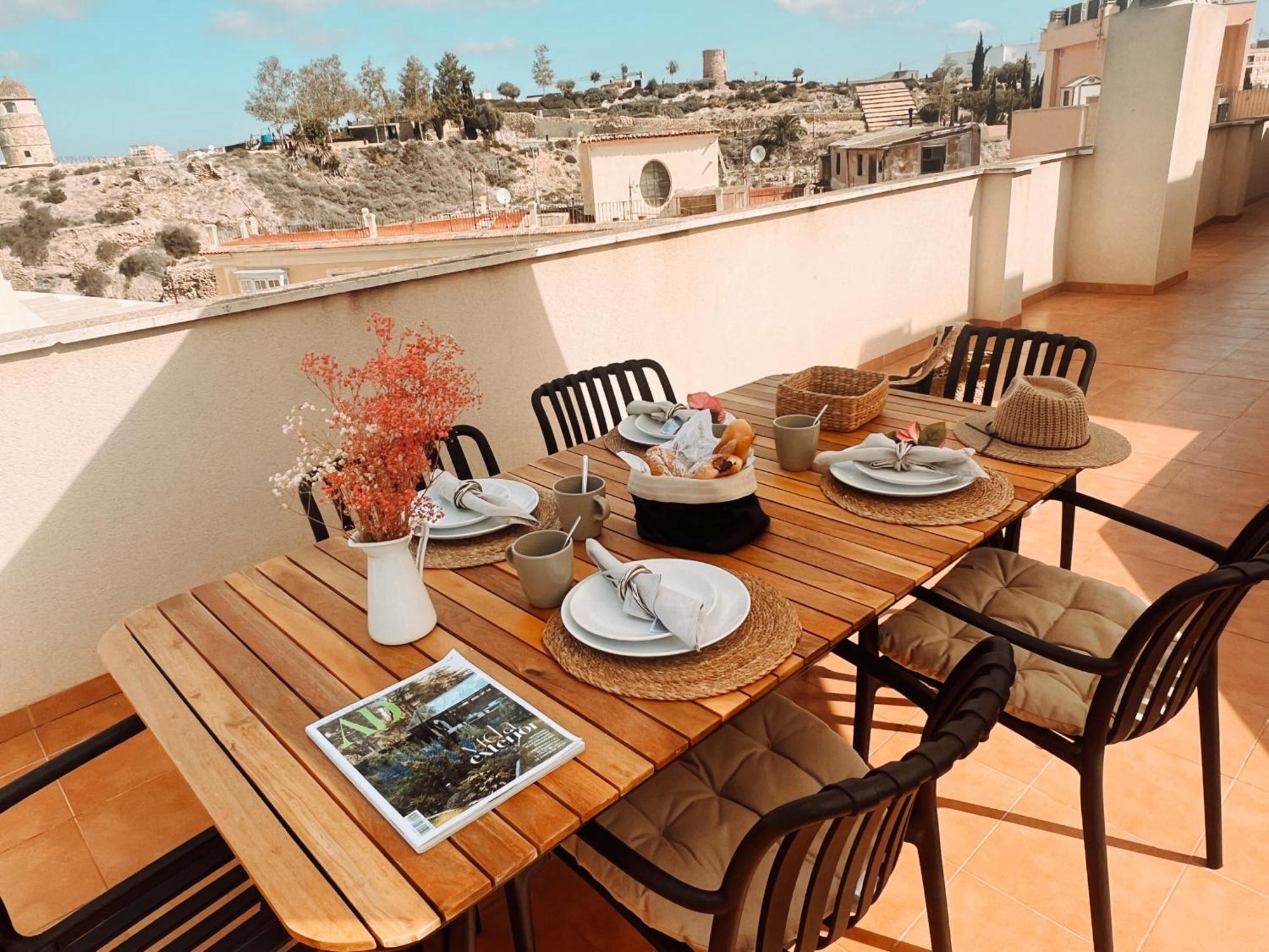 カルタヘナCasa Jara- With A Private Terrace 360 Views In Old Town - Free Parkingアパートメント エクステリア 写真